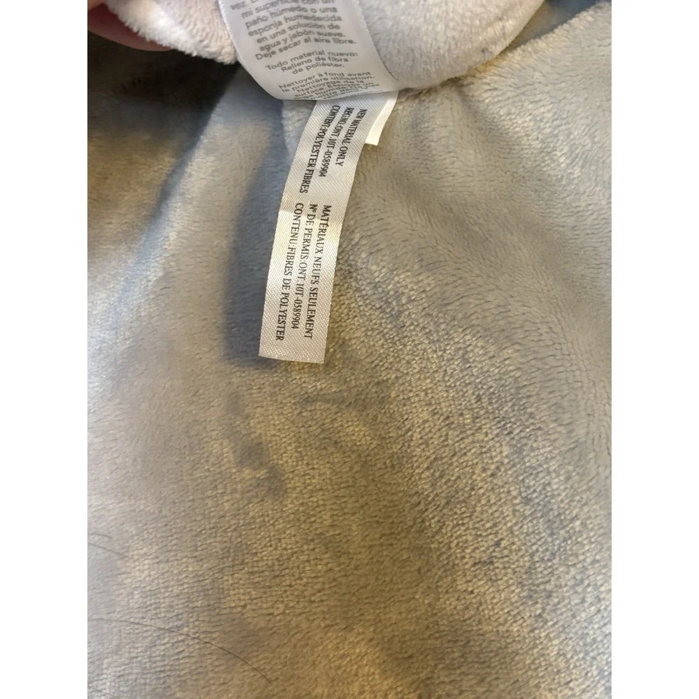 2016 Carter's Elephant Lovey Plush Animal Gray Grey‎ Satin Security Blanket